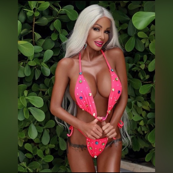 Designer Fancy By Francesca Watson Bikini SAMPLE SALE ALERT originally $285 - Picture 4 of 4